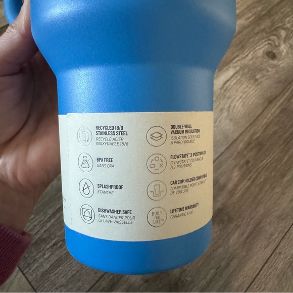 Stanley 40 oz Quencher H2.0 Tumbler Azure Blue - Picture 6 of 9